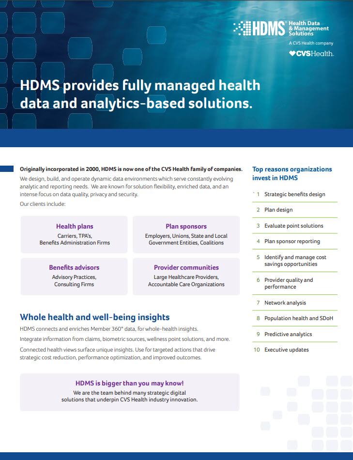 HDMS Corporate Overview
